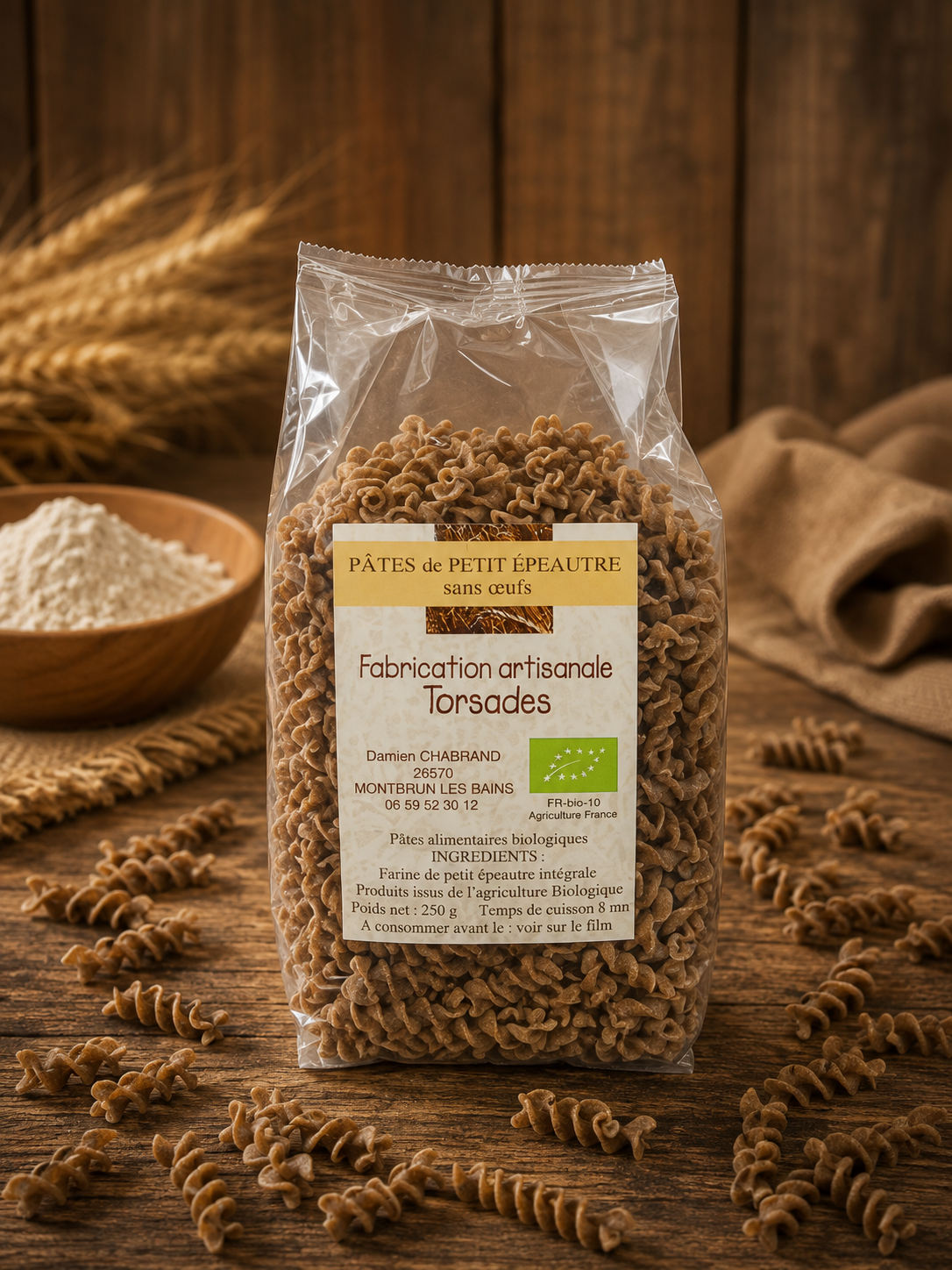 Pâtes Torsade de Petit Épeautre